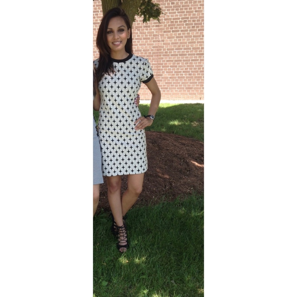 Zara crew neck dress
